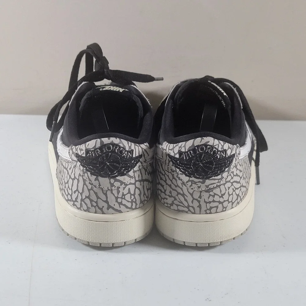 Air Jordan 1 Retro Low OG Black Cement Mens Size 9.5 - Picture 3 of 11